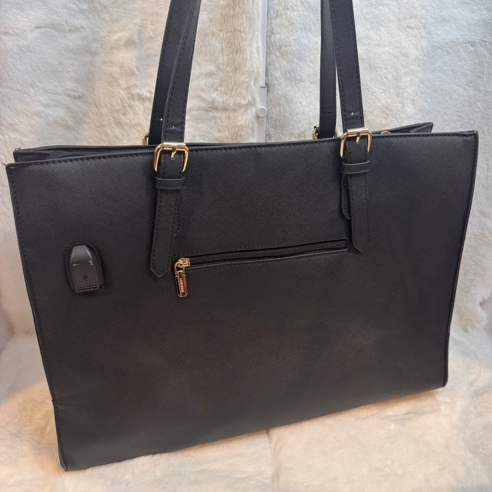 LOVEVOOK Black Laptop Briefcase Tote Bag for Women Excellent condition!